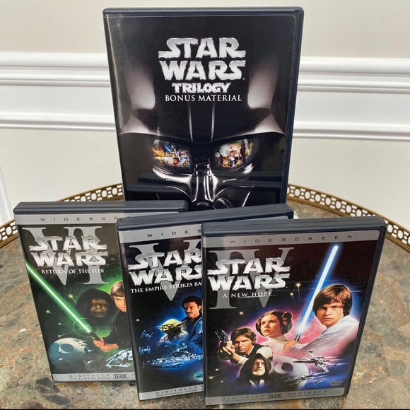 Star Wars Commemorative Trilogy IV -V -VI Series 2004 DVD Collection - Picture 5 of 6